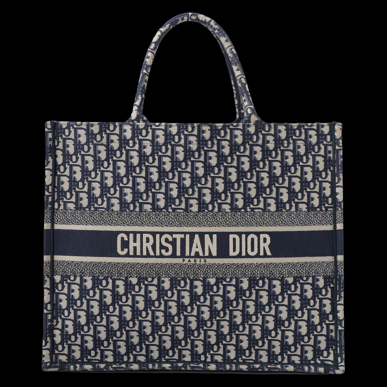 CHRISTIAN DIOR(USED)디올 오블리크 북토트백 라지